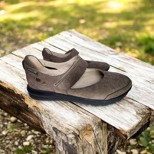 Mephisto Marsia Mary Jane Shoes Womens 9 brown Leather Comfort Walking Flats